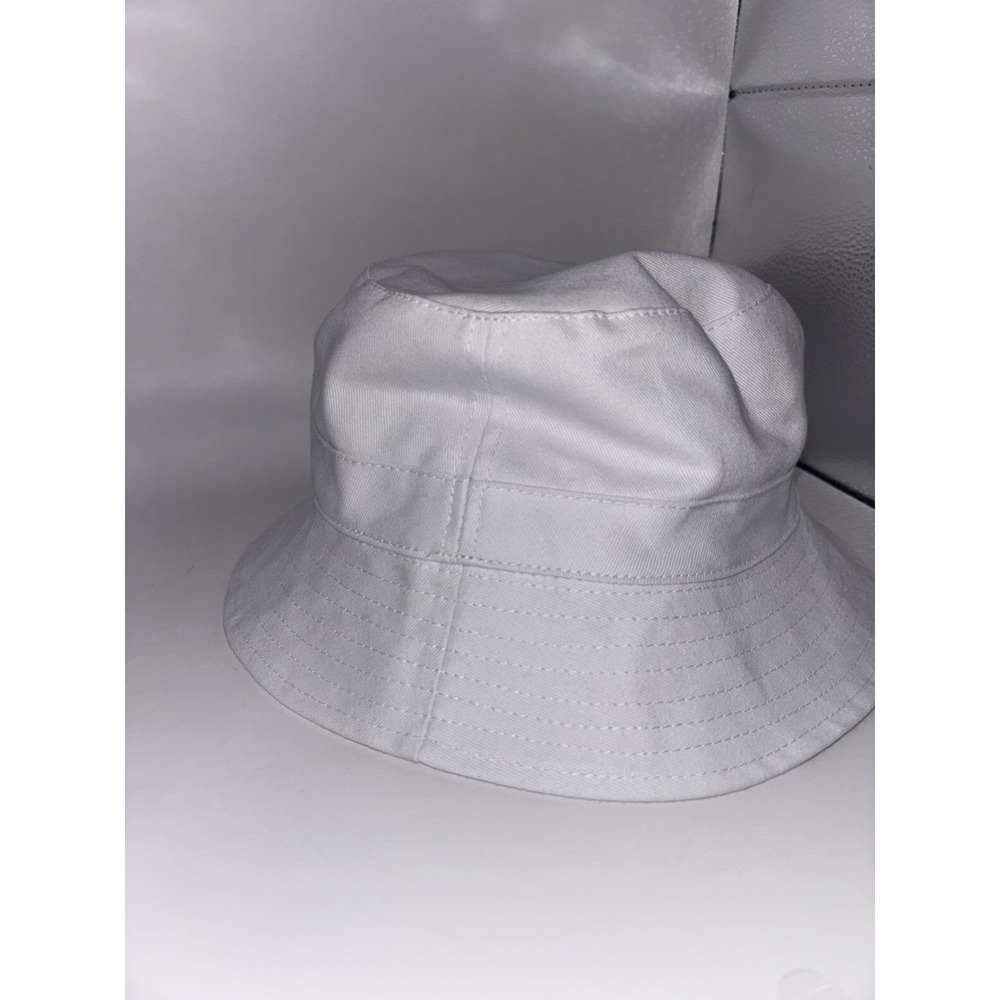 HOKA Bucket Hat Logo White Orange Unisex OS One Size 100% Cotton Unisex Trendy - Picture 11 of 11